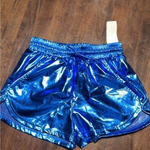 Shiny Blue Women's Shorts